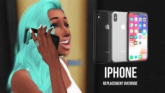 Image result for Sims 4 iPhone X Mod