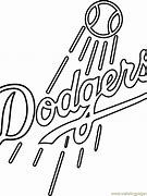 Image result for LA Dodgers Logo Stencil