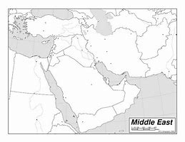 Image result for Middle East Map Blank No Borders