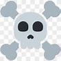 Image result for Skull. Emoji Black Back Ground