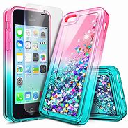 Image result for iPhone 5C Glitter Water Case