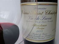 Image result for Prieure Saint Christophe Vin Savoie Prestige