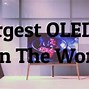 Image result for biggest oled tv