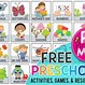 Image result for Free Printable Preschool Activity Worksheets