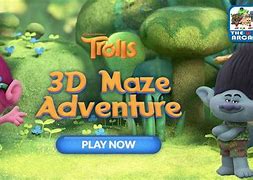 Image result for Trolls 3D Maze Adventure Logo
