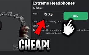 Image result for Extreme Headphones Roblox