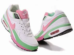 Image result for Pink and Green Nike Shoes