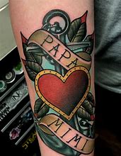 Image result for Heart Anchor Tattoo