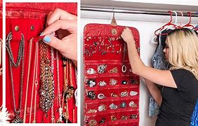 Image result for Hnbec Hanging Jewelry Organizer