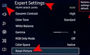 Image result for Samsung TV Settings