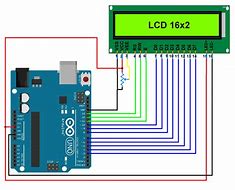 Image result for Arduino LCD 16X2 Frame