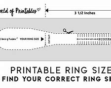 Image result for Free Printable Women's Ring Size Chart