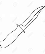 Image result for Combat Knife Drawing