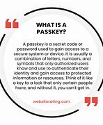 Image result for Passkey Meaning