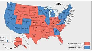Image result for 2020 Election Electoral College Map