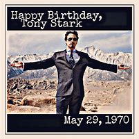 Image result for Tony Stark Birthday Meme