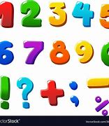 Image result for Colorful Numbers 1 to 10 Million