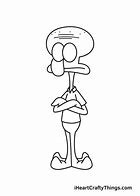 Image result for Squidward Drawing