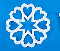 Image result for Heart Paper Snowflake Patterns