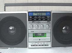 Image result for GE Cassette Deck Boombox