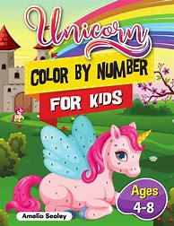 Image result for Colour by Number Unicorn 12 Colors