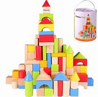 Image result for Wooden Building Blocks for Babies