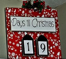 Image result for Days till Christmas Sign
