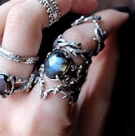 Image result for antique goth ring