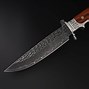 Image result for Damascus Steel Fixed Blade