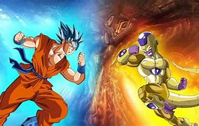 Image result for DBZ Goku vs Frieza