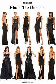 Image result for Black Tie Outfits