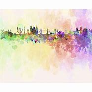 Image result for London Skyline Art