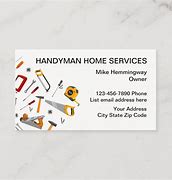 Image result for Examples of Handyman Business Cards