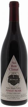 Image result for Au Bon Climat Pinot Noir Runway