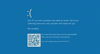 Image result for Windows 10 Blue Screen Crash