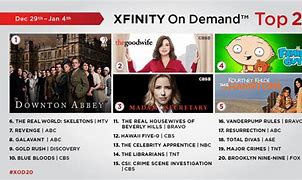 Image result for Xfinity Shows