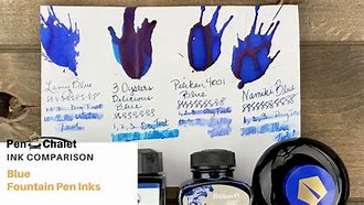 Image result for Parker Fountain Pen Ink Dark Blue