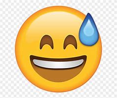 Image result for Sweating Smile Emoji