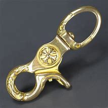 Image result for Brass Key Chain Clip Swivel Snap
