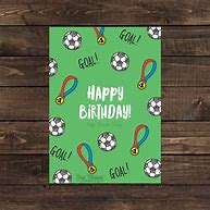 Image result for Happy Birthday Clip Art Soccer Memes Funny