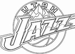Image result for Utah Jazz Logo Coloring Page