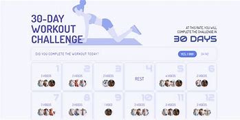 Image result for 30-Day Wellness Challenge Calendar