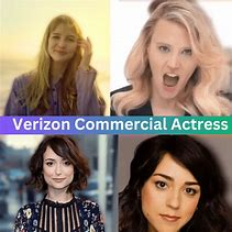 Image result for Verizon Commercial Actress Sitting On Sign