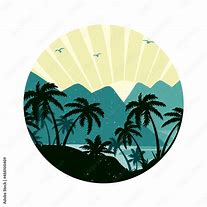 Image result for Wrestling Silhouette with Palm Trees