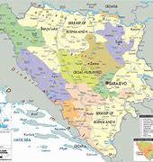 Image result for Serbia Bosnia Map