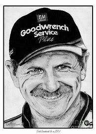 Image result for Dale Earnhardt Drawing