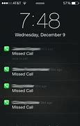 Image result for Missed Call Screen iPhone
