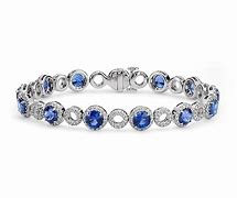 Image result for Blue Sapphire and Diamond Bracelet