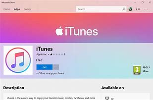 Image result for iTunes App for Windows 10 Download