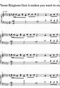 Image result for iPhone Ringtone Xylophone Sheet